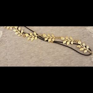 Anthropologie Gold Boho Headband - XS/S